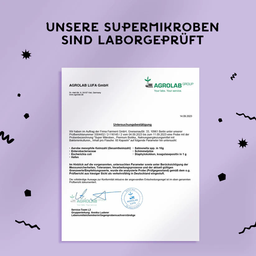 Fairment SuperMikroben - Premium-Biotika 60 Kapseln-Natur-Live