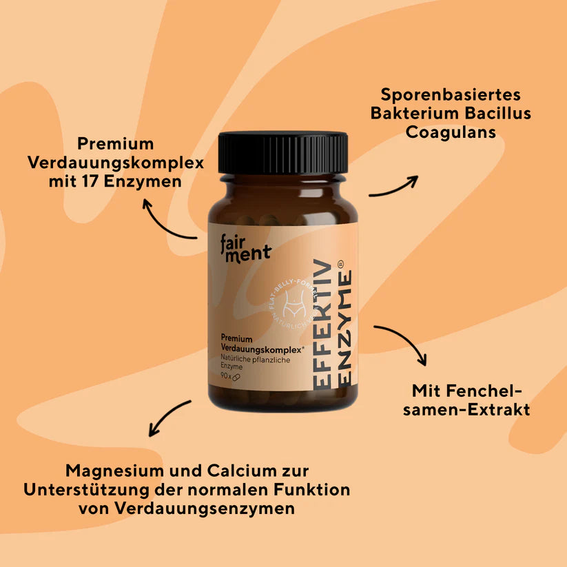 EffektivEnzyme - Premium Enzymkomplex 90 Kapseln-Natur-Live
